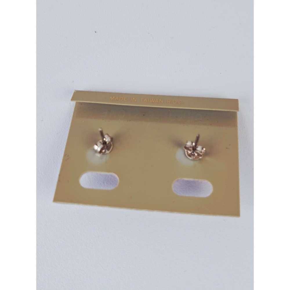 925 Sterling Silver Genuine Lapis Lazuli Round Cabochon Stud Earrings - Picture 5 of 6